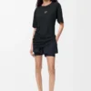 Active T-Shirt aus technischem Jersey Schwarz