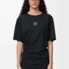 Active T-Shirt aus technischem Jersey Schwarz