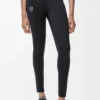 Aktiv-Tights aus technischem Jersey in Schwarz