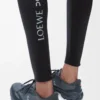 Aktiv-Tights aus technischem Jersey in Schwarz
