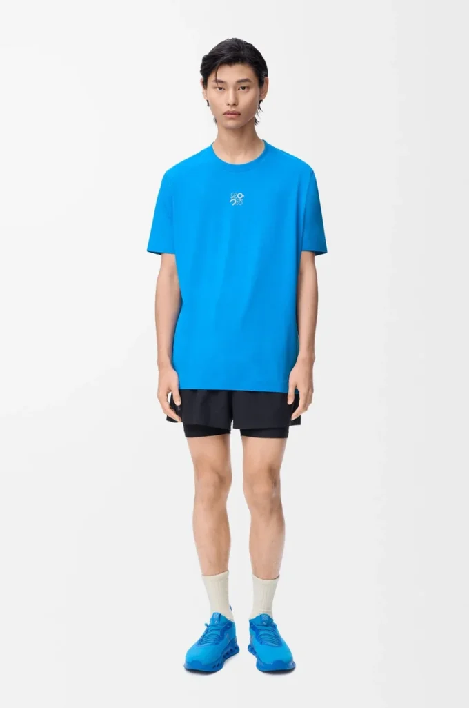 Aktives T-Shirt aus technischem Jersey Blau