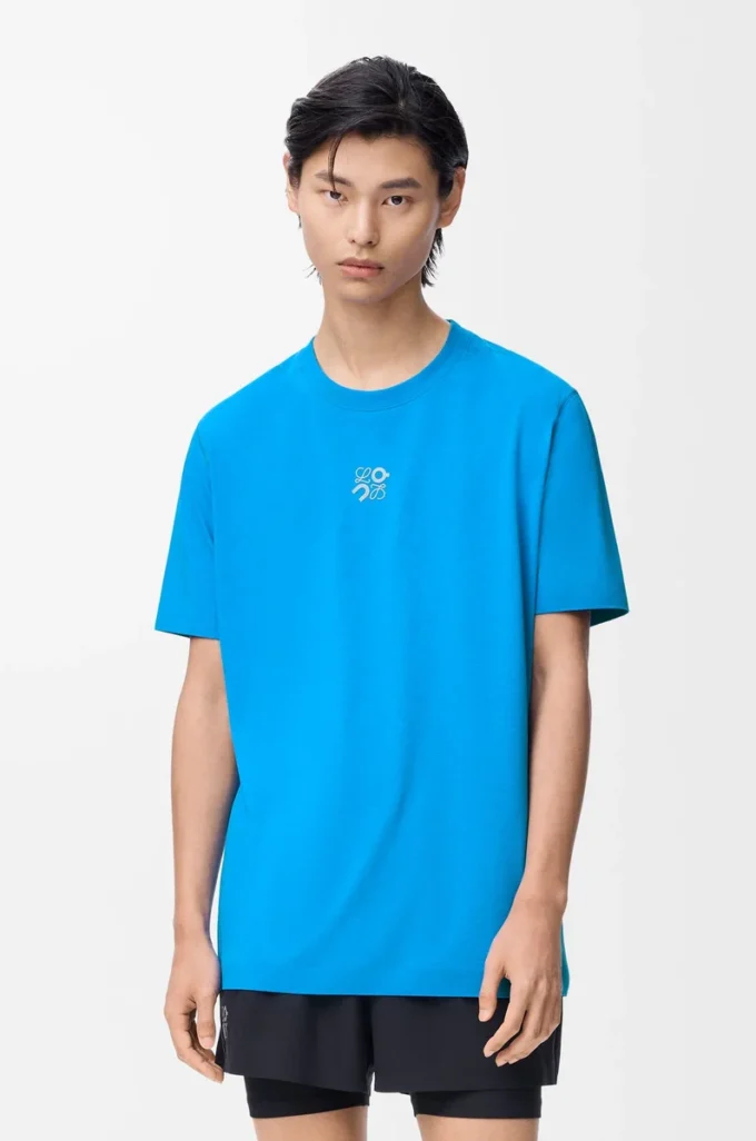 Aktives T-Shirt aus technischem Jersey Blau