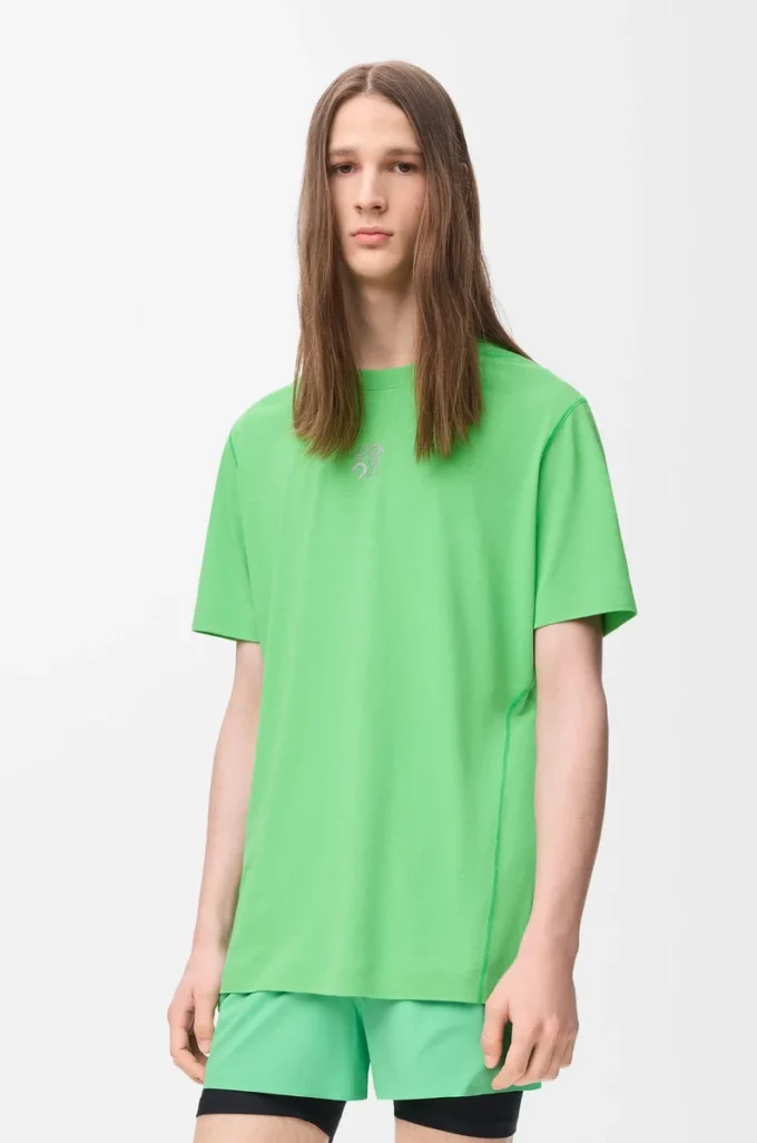 Aktives T-Shirt aus technischem Jersey Grün