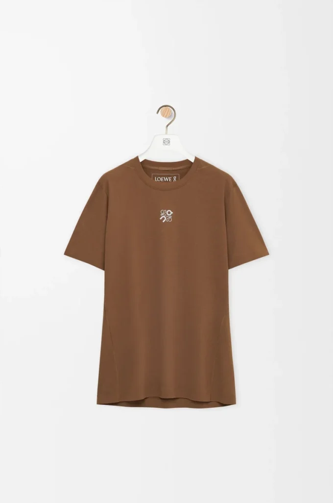 Aktives T-Shirt aus technischem Jersey Toffee