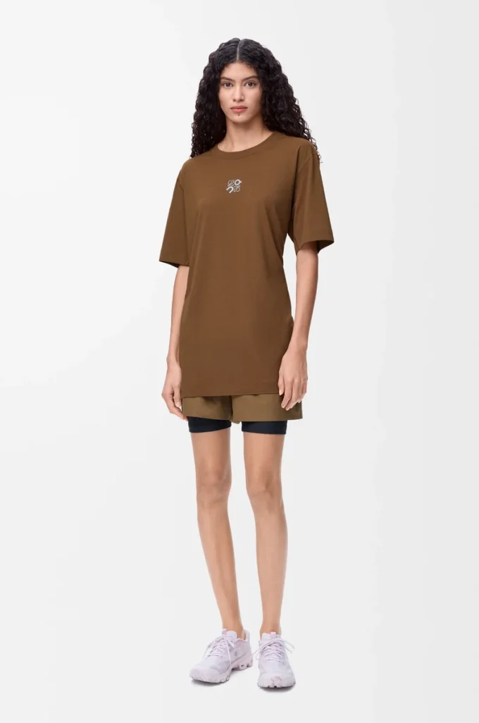 Aktives T-Shirt aus technischem Jersey Toffee