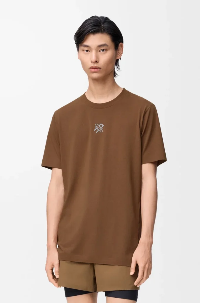 Aktives T-Shirt aus technischem Jersey Toffee