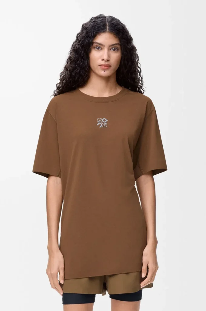 Aktives T-Shirt aus technischem Jersey Toffee