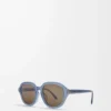 Alpha Slim Sonnenbrille Milchblau