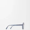 Alpha Slim Sonnenbrille Milchblau