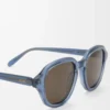 Alpha Slim Sonnenbrille Milchblau