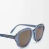 Alpha Slim Sonnenbrille Milchblau