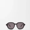 Alpha Slim Sonnenbrille Schwarz