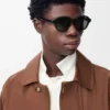 Alpha Slim Sonnenbrille Schwarz