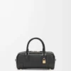 Amazona 23 Cropped Bag aus Nappakalbsleder Schwarz