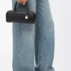 Amazona 23 Cropped Bag aus Nappakalbsleder Schwarz