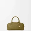 Amazona 23 verkürzte Tasche aus Nappakalbsleder Olive