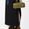 Amazona 23 verkürzte Tasche aus Nappakalbsleder Olive