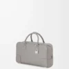 Amazona 28 Tasche aus weichem genarbtem Kalbsleder in Perlgrau