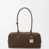 Amazona 31 verkürzte Tasche aus genarbtem Nubukleder Tundra