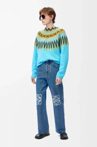 anagram baggy jeans aus denim mid blue denim 2 330x498 - Anagram Baggy Jeans aus Denim Mid Blue Denim