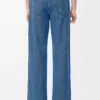 Anagram Baggy Jeans aus Denim Mid Blue Denim