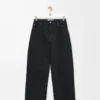 Anagram Baggy Jeans aus Denim Schwarz