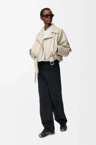 Anagram Baggy Jeans aus Denim Schwarz