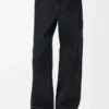 Anagram Baggy Jeans aus Denim Schwarz