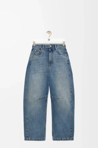 Anagram-Barrel-Jeans aus Denim Gewaschener Denim