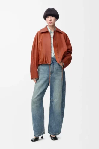 Anagram-Barrel-Jeans aus Denim Gewaschener Denim