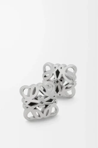 Anagram Bombé Ohrringe aus Sterlingsilber Silber