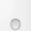 Anagram Bombé Siegelring aus Sterlingsilber Silber
