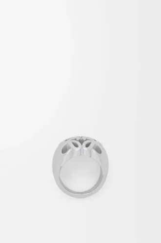 Anagram Bombé Siegelring aus Sterlingsilber Silber