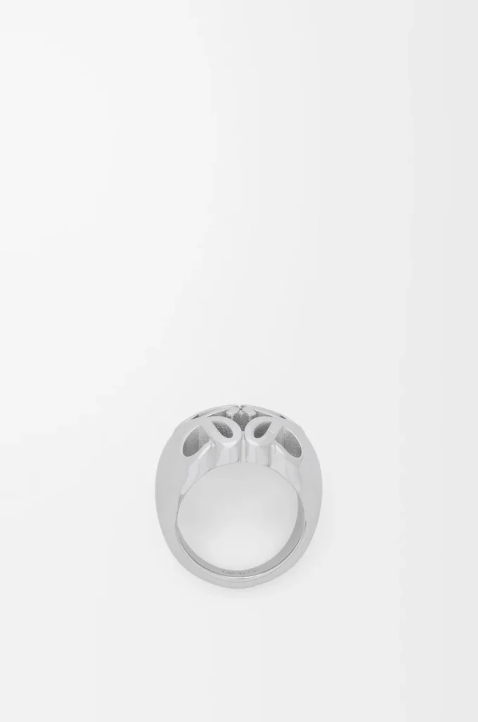 Anagram Bombé Siegelring aus Sterlingsilber Silber