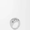 Anagram Bombé Siegelring aus Sterlingsilber Silber