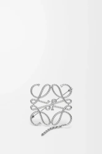 Anagram-Brosche Silber