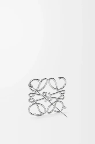 Anagram-Brosche Silber
