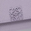 Anagram Continental-Geldbörse aus genarbtem Kalbsleder Dirty Mauve