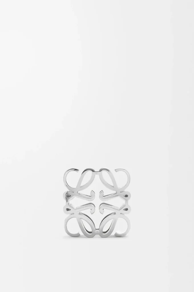 ANAGRAM DICE aus Messing, silberfarben