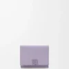 Anagram Dreifach-Geldbörse aus genarbtem Kalbsleder in Dirty Mauve
