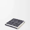Anagram-Handtuch aus Baumwolle Marineblau