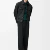 Anagram-Jacke aus Denim in Schwarz