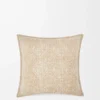 Anagram-Kissen aus Wolle und Kaschmir Beige