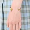 Anagram Pebble Armreif aus Sterlingsilber Gold