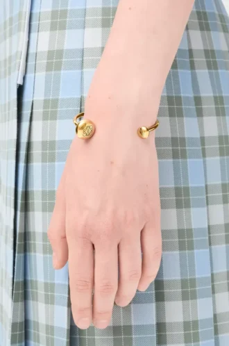 Anagram Pebble Armreif aus Sterlingsilber Gold