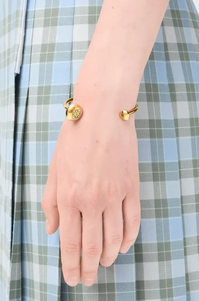 Anagram Pebble Armreif aus Sterlingsilber Gold