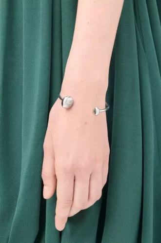 Anagram Pebble Armreif aus Sterlingsilber Silber