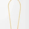 Anagram Pebble Halskette aus Sterlingsilber und Kristallen Gold/Mehrfarbig