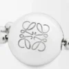 Anagram Pebble Halskette aus Sterlingsilber und Kristallen Silber/Mehrfarbig