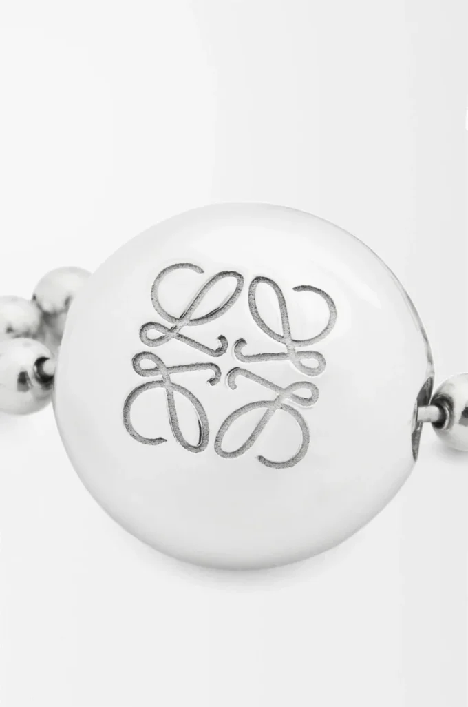 Anagram Pebble Halskette aus Sterlingsilber und Kristallen Silber/Mehrfarbig